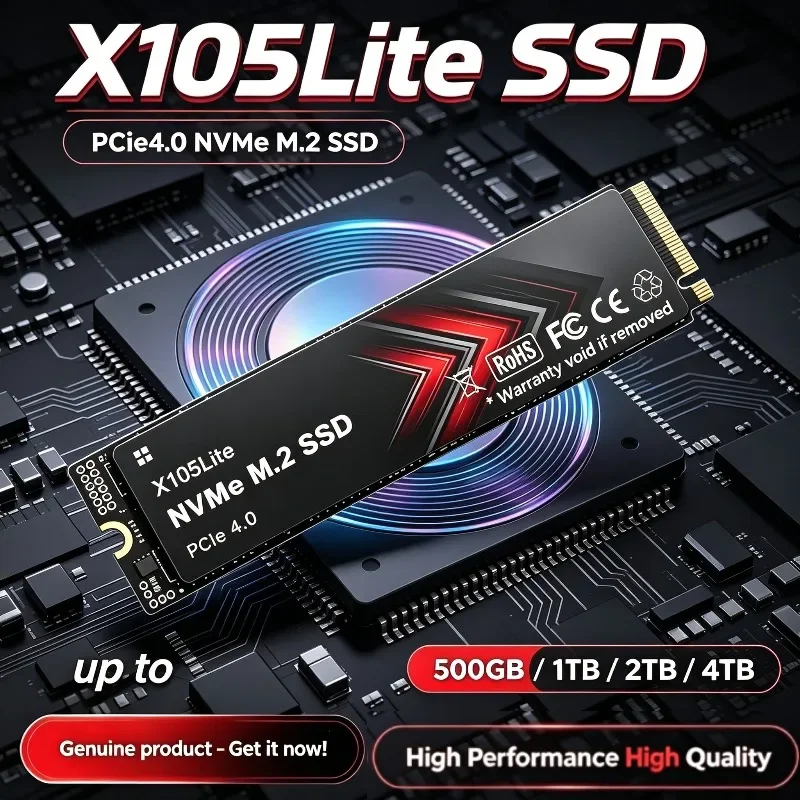 M.2 Nvme 4Tb Pcie 4.0 Ssd - Gloednieuwe X105Lite NVMe SSD M.2 NVMe