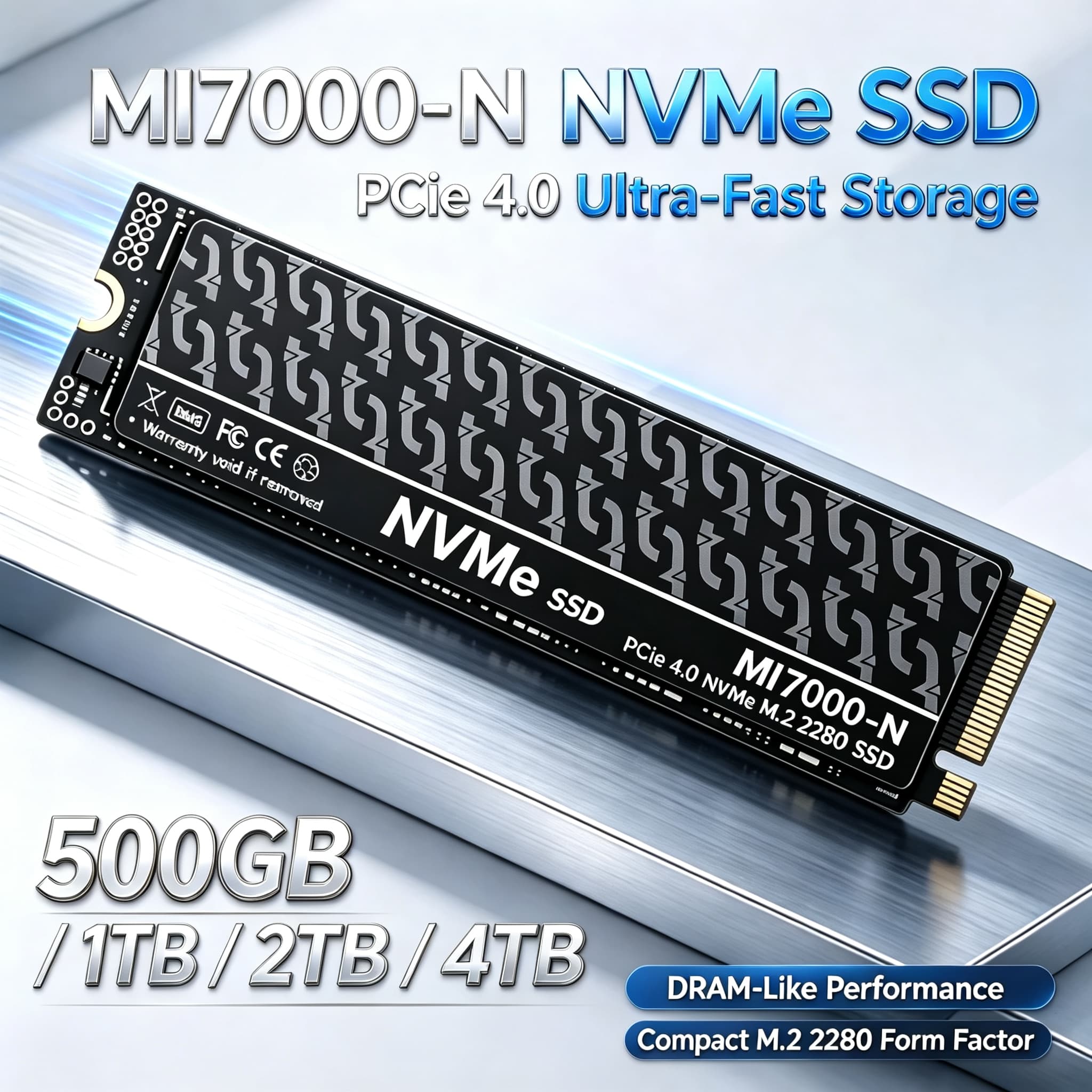 MI7000N M.2 PCIe 4.0 NVMe SSD  - M.2 Nvme 4Tb Pcie 4.0 Ssd recensie en prijs