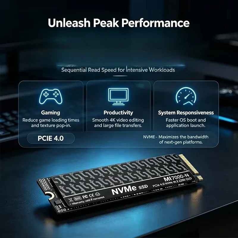 MI7000N M.2 PCIe 4.0 NVMe SSD  - M.2 Nvme 4Tb Pcie 4.0 Ssd recensie en prijs