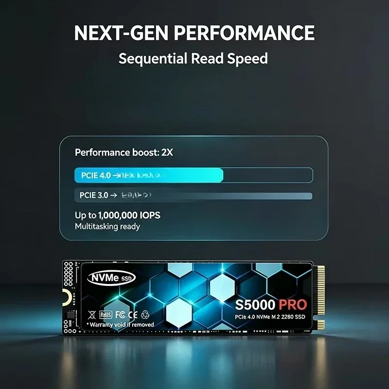 S5000 PRO M.2 PCIe 4.0 NVMe SS - M.2 Nvme 4Tb Pcie 4.0 Ssd recensie en prijs