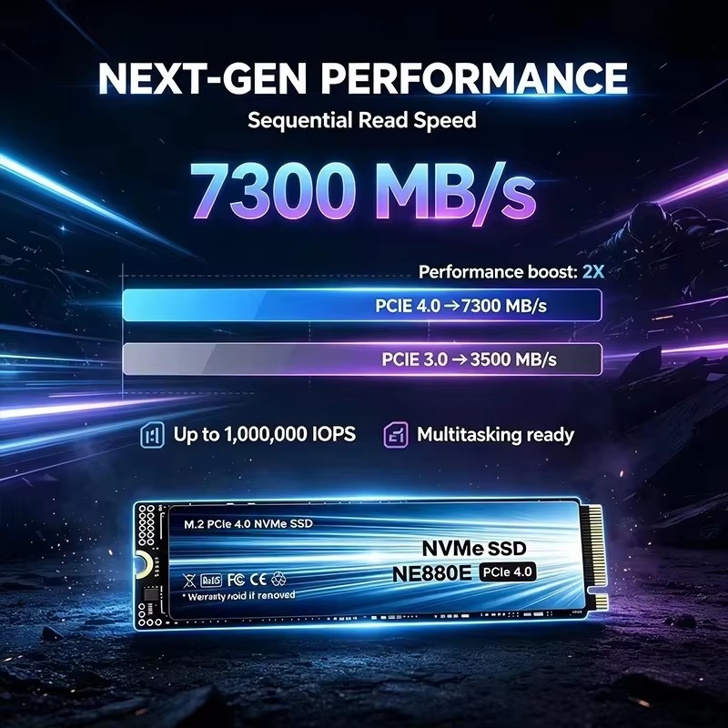 Originele NE880E SSD M.2 NVMe  - M.2 Nvme 4Tb Pcie 4.0 Ssd recensie en prijs