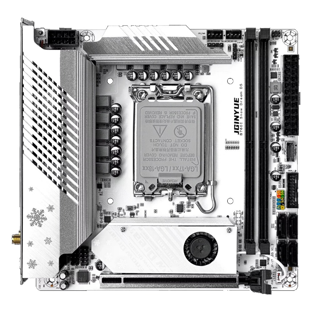 JGINYUE B760i-Snow Dream moede - Lga 1700 Ddr5 Itx Motherboard recensie en prijs