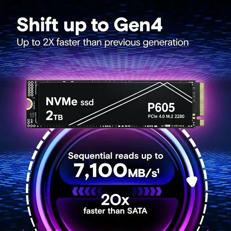 P605 NVMe SSD 7100MB/s PCIe 4. - M.2 Nvme 4Tb Pcie 4.0 Ssd recensie en prijs