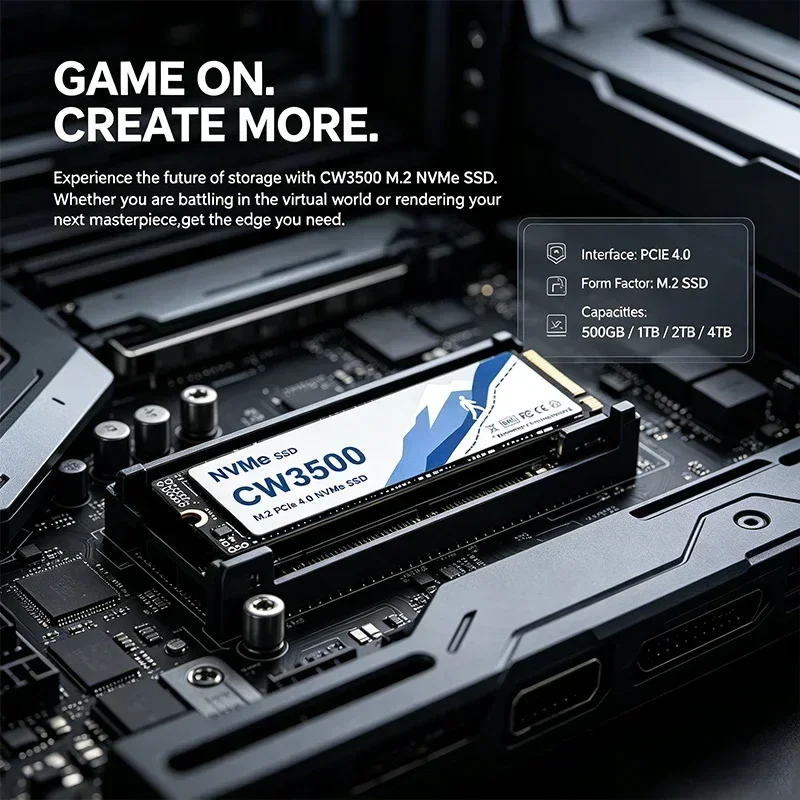 CW3500 NVMe SSD, 7300 MB/s, PC - M.2 Nvme 4Tb Pcie 4.0 Ssd recensie en prijs