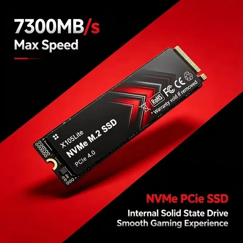 Gloednieuwe X105Lite NVMe SSD  - M.2 Nvme 4Tb Pcie 4.0 Ssd recensie en prijs