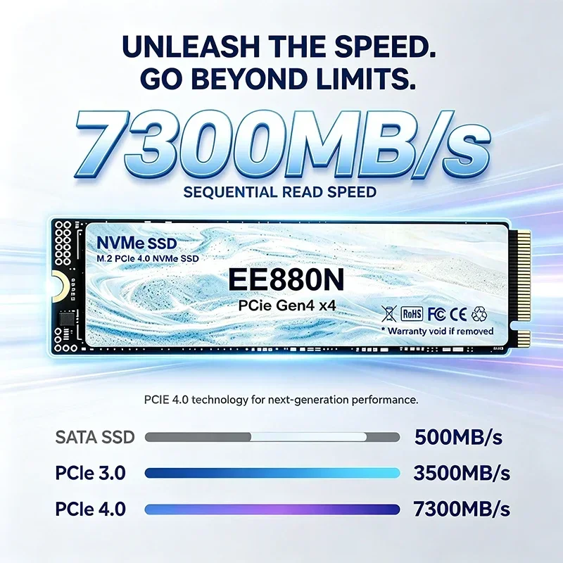 2026 Nieuwe EE880N Hoge Snelhe - M.2 Nvme 4Tb Pcie 4.0 Ssd recensie en prijs