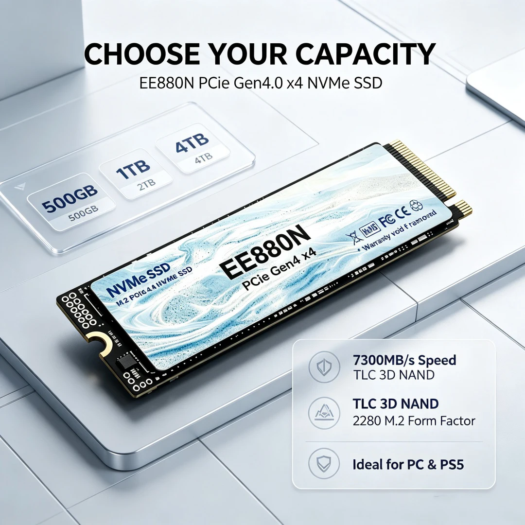 2026 Nieuwe EE880N Hoge Snelhe - M.2 Nvme 4Tb Pcie 4.0 Ssd recensie en prijs